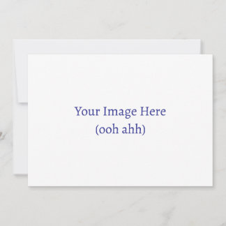 Carregue seu próprio convite personalizado (5 pol