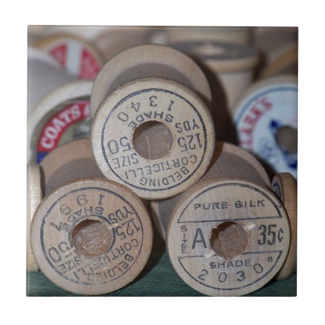 Carretéis de madeira (Frente)