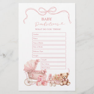 Carrinho de Bebê Pink Coquette Baby Previsões