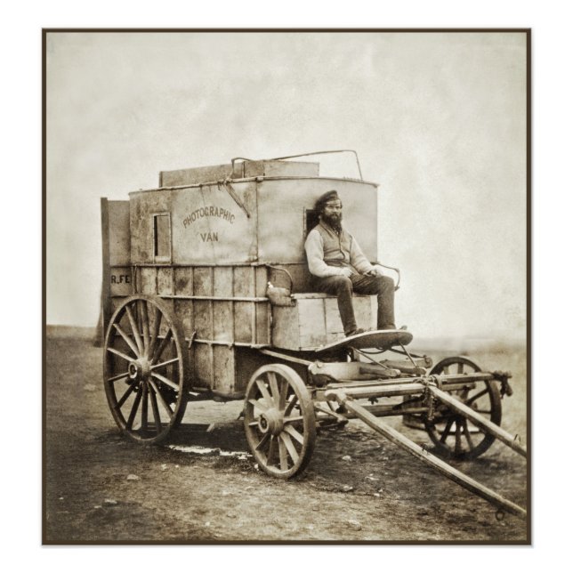 Carrinho de fotografia de Roger Fenton Realismo Fo (Frente)