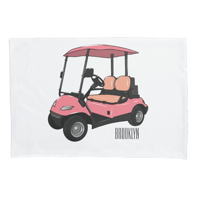 Carrinho de golfe / desenho animado de buggy de go (Frente)