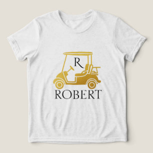 Carrinho Personalizado Monograma Nome Único Dourad