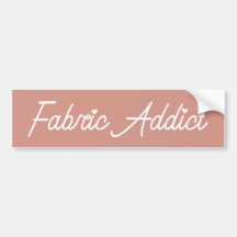 Adesivo de Bumper para Quilter Moderno Viciado em 
