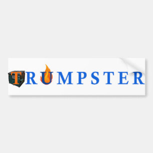 Carro Adesivo De Trumpster Para Dumpsters — Branco