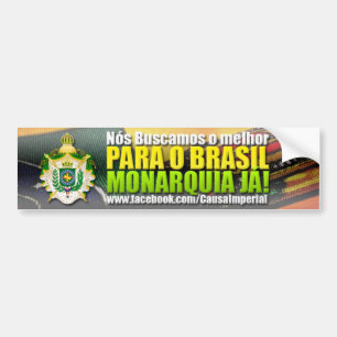 Carro Adesivo Monarquista para carros e outros.