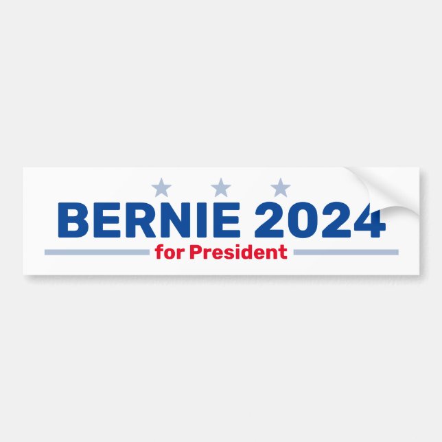 Carro Adesivo para para-choques Bernie 2024 (Frente)