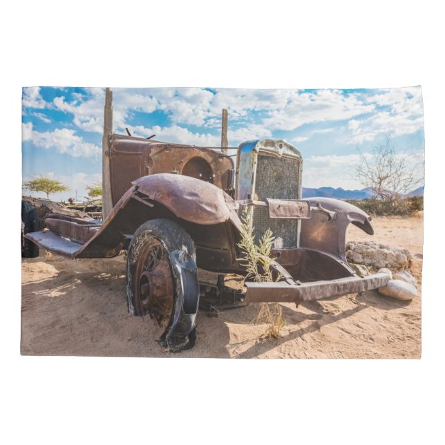 Carro antigo e abandonado 3 em Solitaire, Namíbia (Verso)