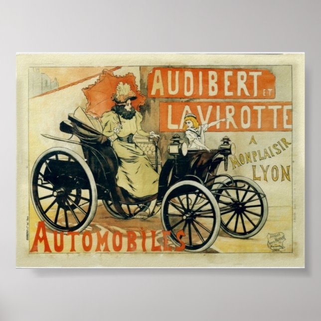 Carro antigo - Poster ou Impressão (Frente)