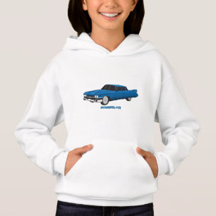 Carro clássico azul legal de 1959