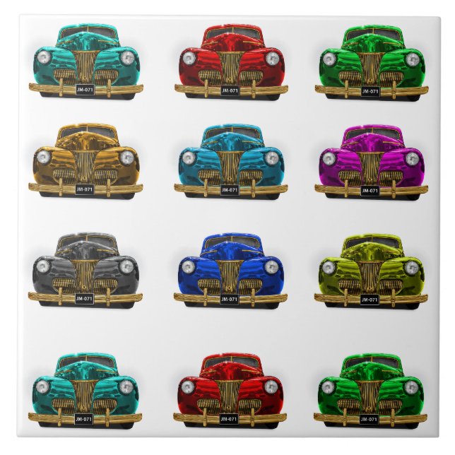 Carro clássico vintage (Frente)
