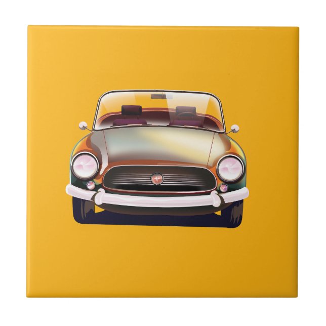 Carro clássico vintage (Frente)