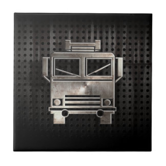 Carro de bombeiros áspero