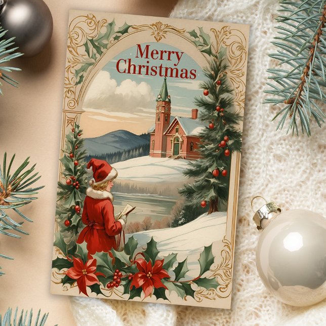 Carro de Cartões de natal de Quadro de Motif Antiq (Criador carregado)