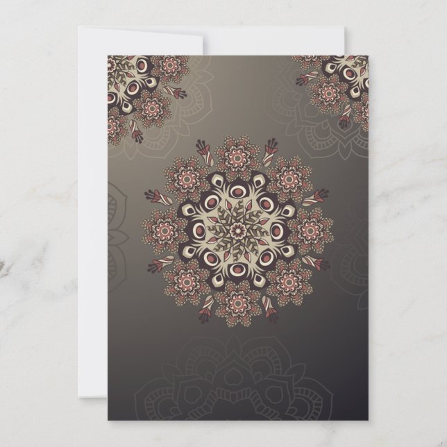 Carro de Convite para Casamento Indiano Personaliz (Verso)