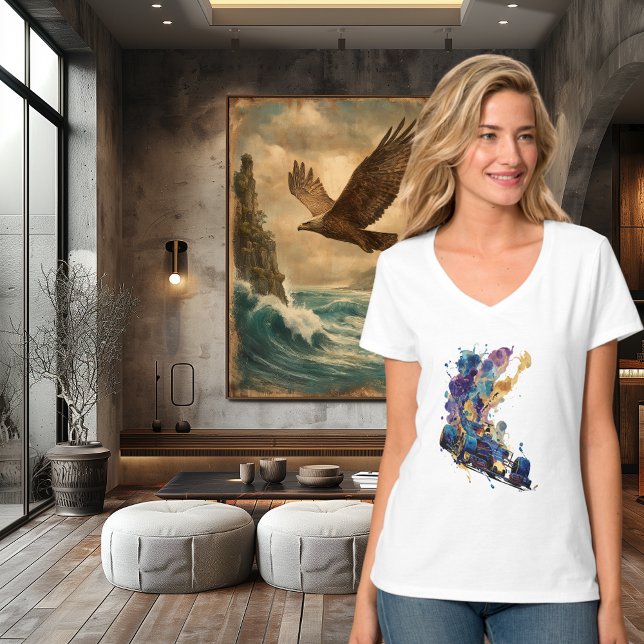 Carro de Corrida de Fórmula Abstrata | Tinta Fluid (Criador carregado)