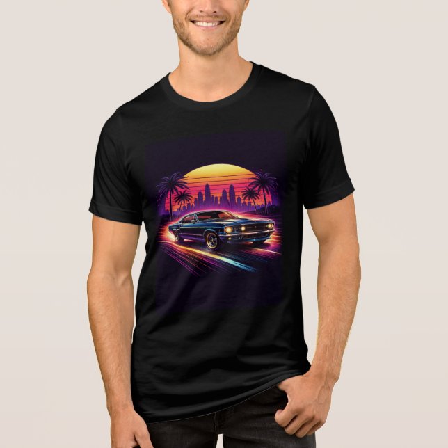 Carro de Corrida Preto Mens (Frente)