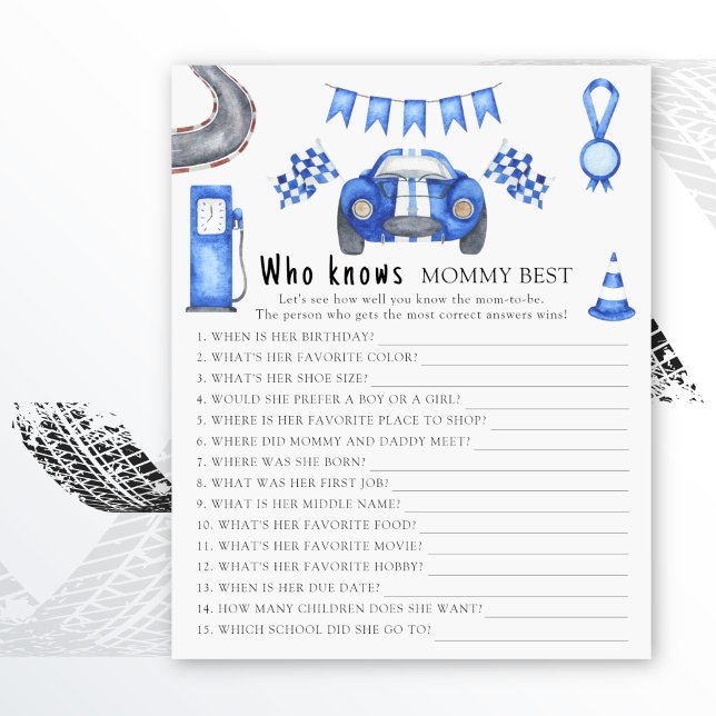 Carro de corridas de aquarela - Quem conhece melho (Criador carregado)