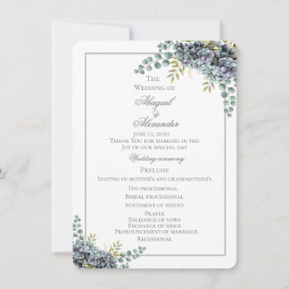 Carro do Programa Casamento Eucalyptus Hydrangeas