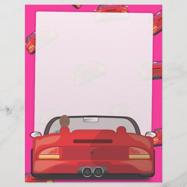 Carro Esportivo Vermelho (Frente)