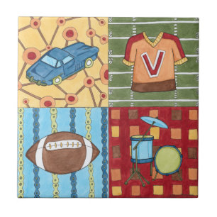 Carro, Jersey, futebol e kit de tambor