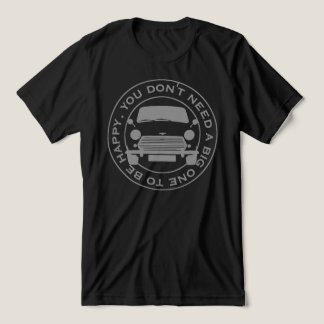 Carro Mini Clássico slogan original dos anos 60.