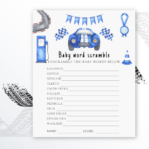 Carro Race - Jogo do Bebê Word Scramble