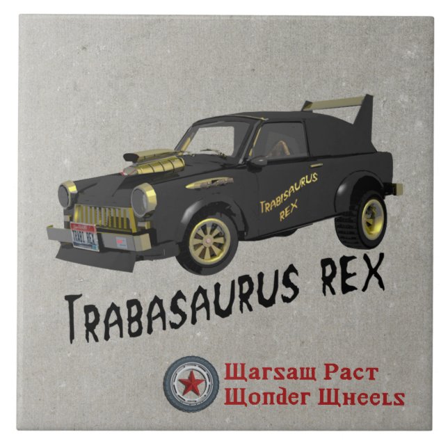 Carro Trabant Alemão-Leste Personalizado (Frente)