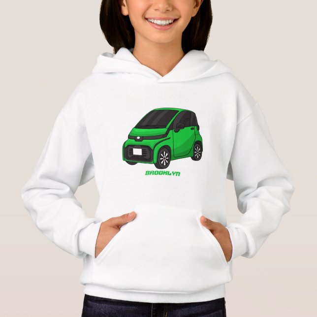 Carro verde pequeno e fofo (Frente)