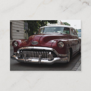 Carro vintage antigo - cartão de visita