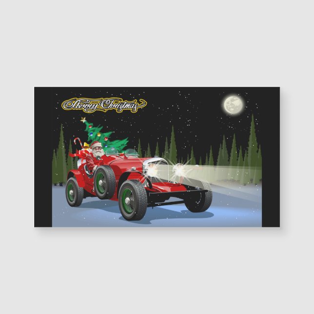 Carro vintage de Natal (Frente)