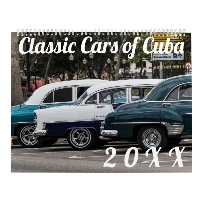 Carros Clássicos de Cuba 2 Calendário (Capa)
