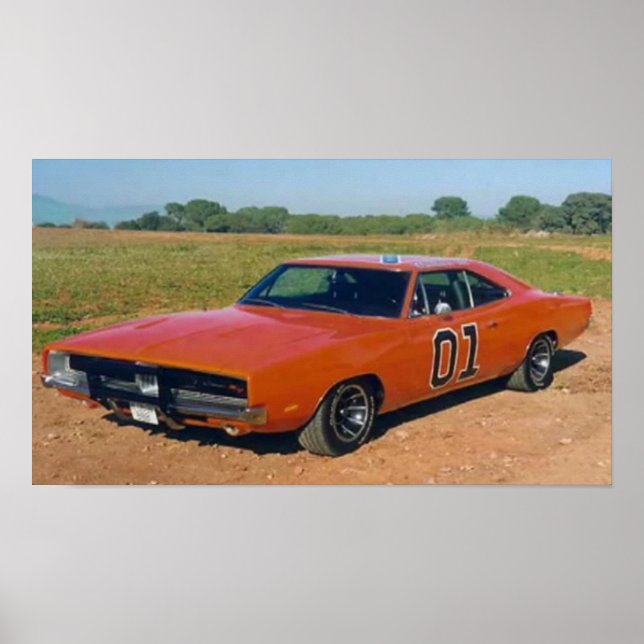 Carros Gen. Lee poster (Frente)