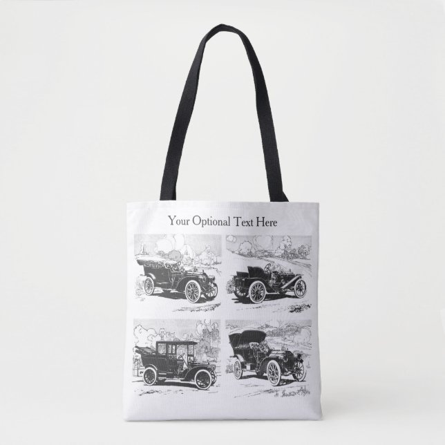 Carros vintage bolsas personalizadas (Frente)