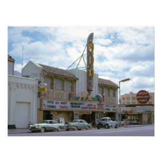 Carros vintage de cinema Impressão de fotos em cin