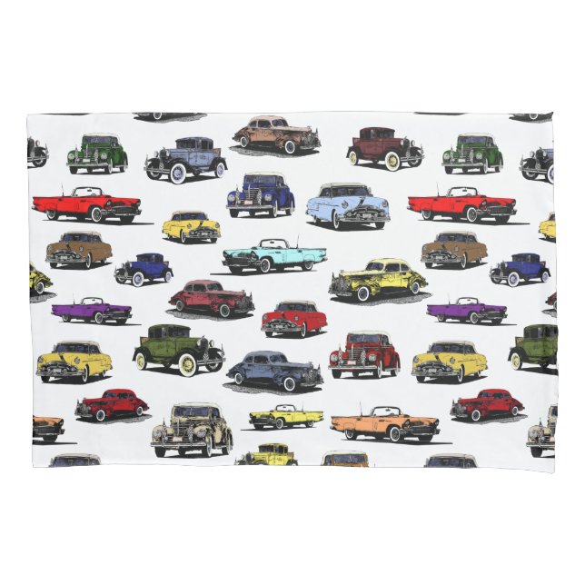 Carros vintage Ilustrações Padrão Aleatório (Frente)