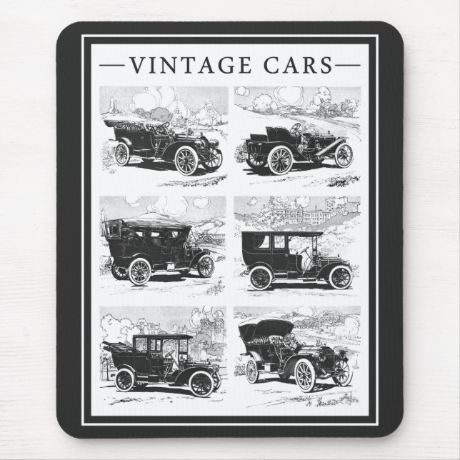 Carros vintage mousepad (Frente)