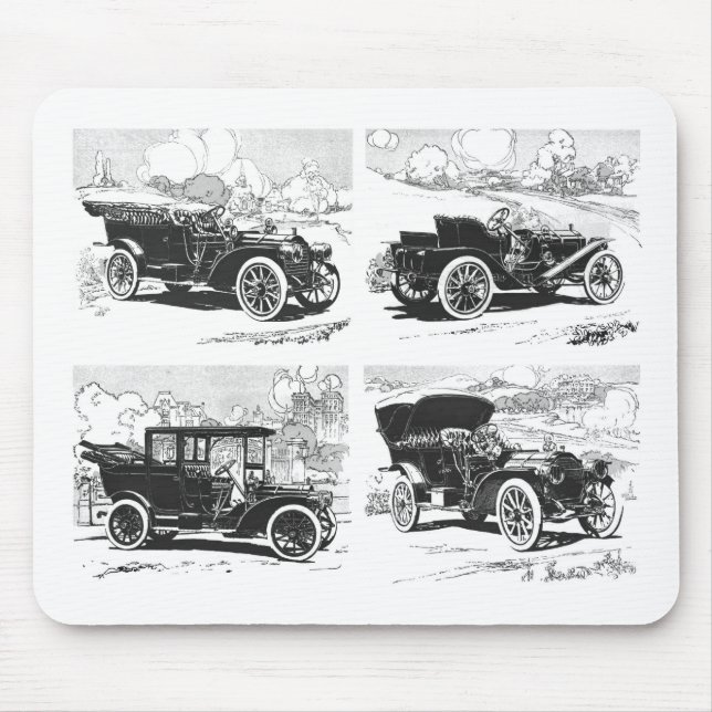 Carros vintage mousepad (Frente)