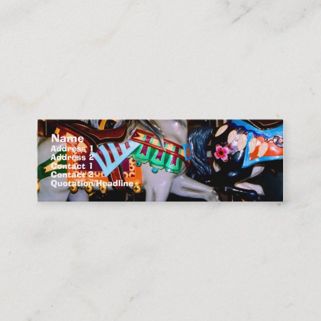 Carrossel Cartão de visita (Frente)