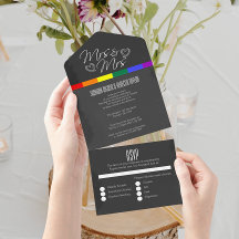 Carrossel de casamentos corta a Sra. e a Sra.