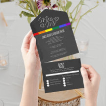 Carrossel de casamentos corta o Sr. e o Sr.