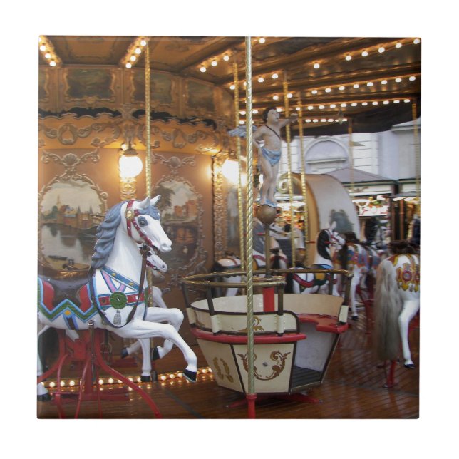 Carrossel de feira vintage (Frente)