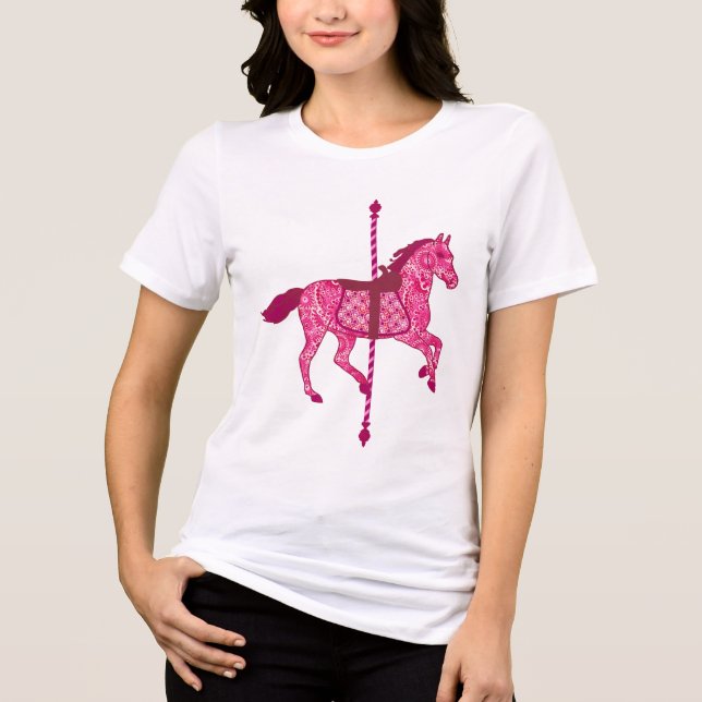 Carrossel Horse - Rosa Fuchsia (Frente)