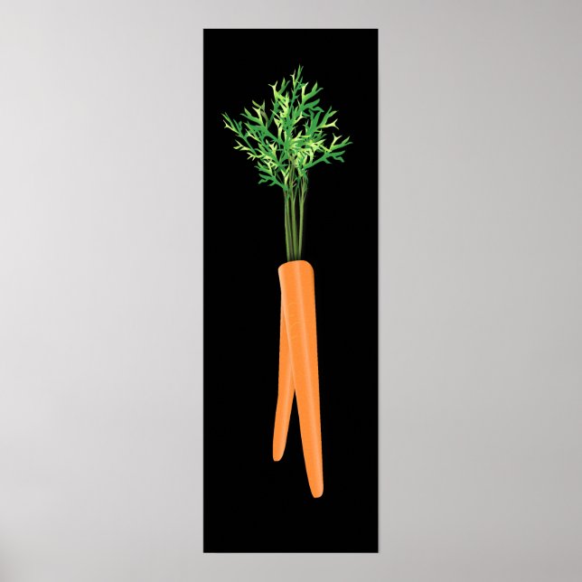Carrot Bold e Modern Kitchen Poster (Frente)