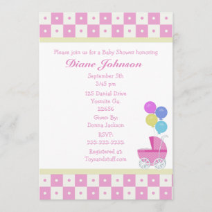 Carruagem: Convites para Bebês