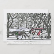 Carruagem Desenhada em Cavalo no Convite à Nova Io