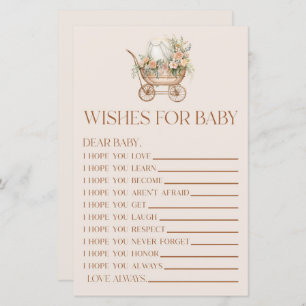 Carruagem Floral Rosa Deseja O Jogo Do Chá de fral