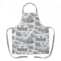 Carruagem francesa Vintage de Dawn Toile de Jouy-C