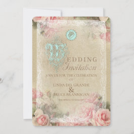 Carta Antiga - Convite de Casamento, Anúncio