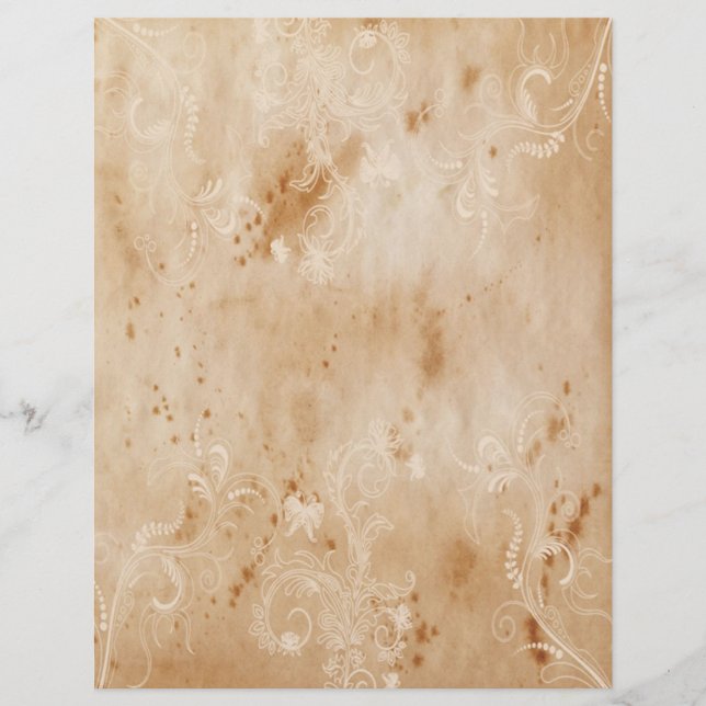 Carta antiga em papel (Frente)