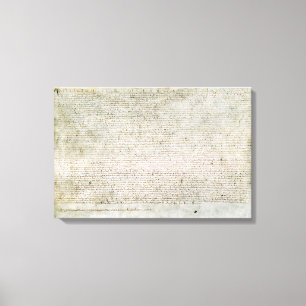 Carta canvas Magna Carta das Liberdades
